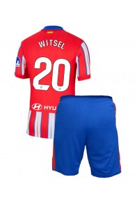 Fotbalové Dres Atletico Madrid Axel Witsel #20 Dětské Domácí Oblečení 2024-25 Krátký Rukáv (+ trenýrky)